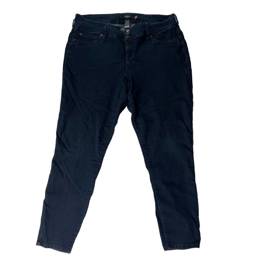 Torrid denim jeans 22 Tall 22 Tall super dark wash blue black SEE DESC